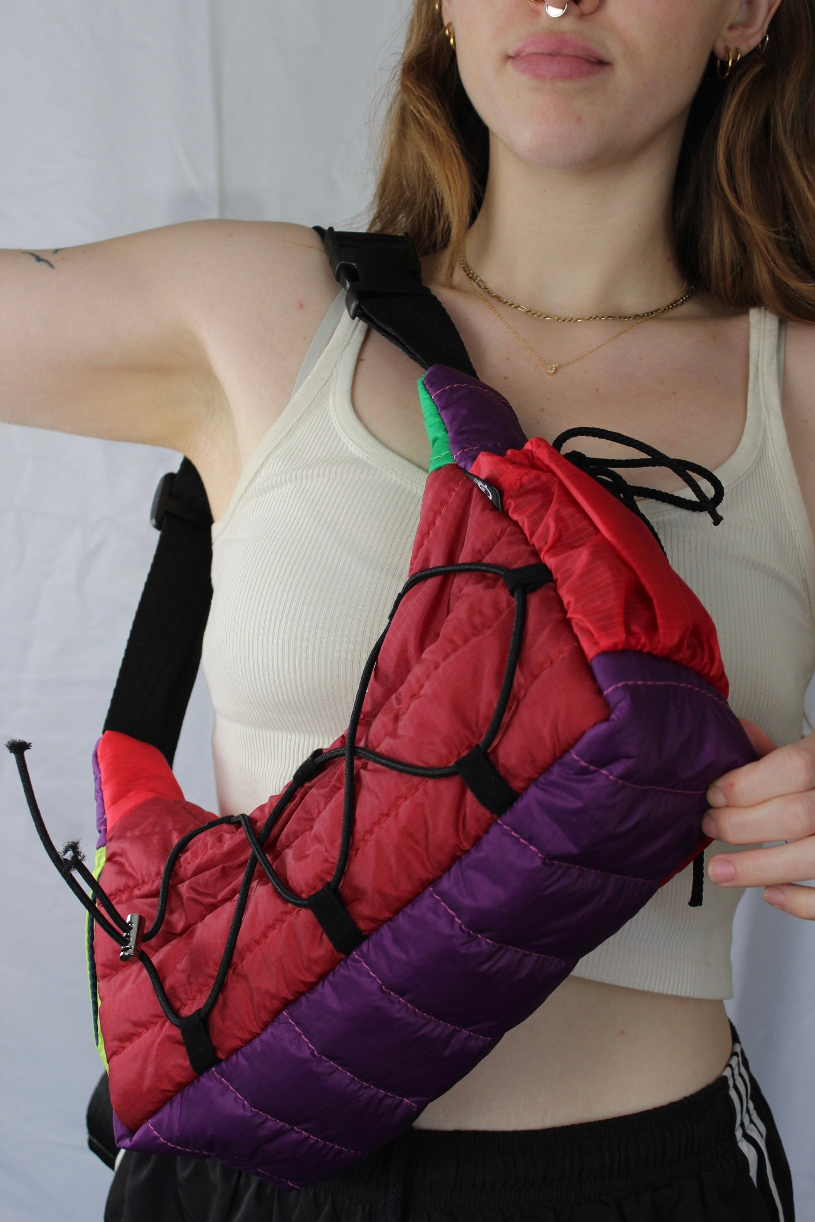 Shoulder block bag
