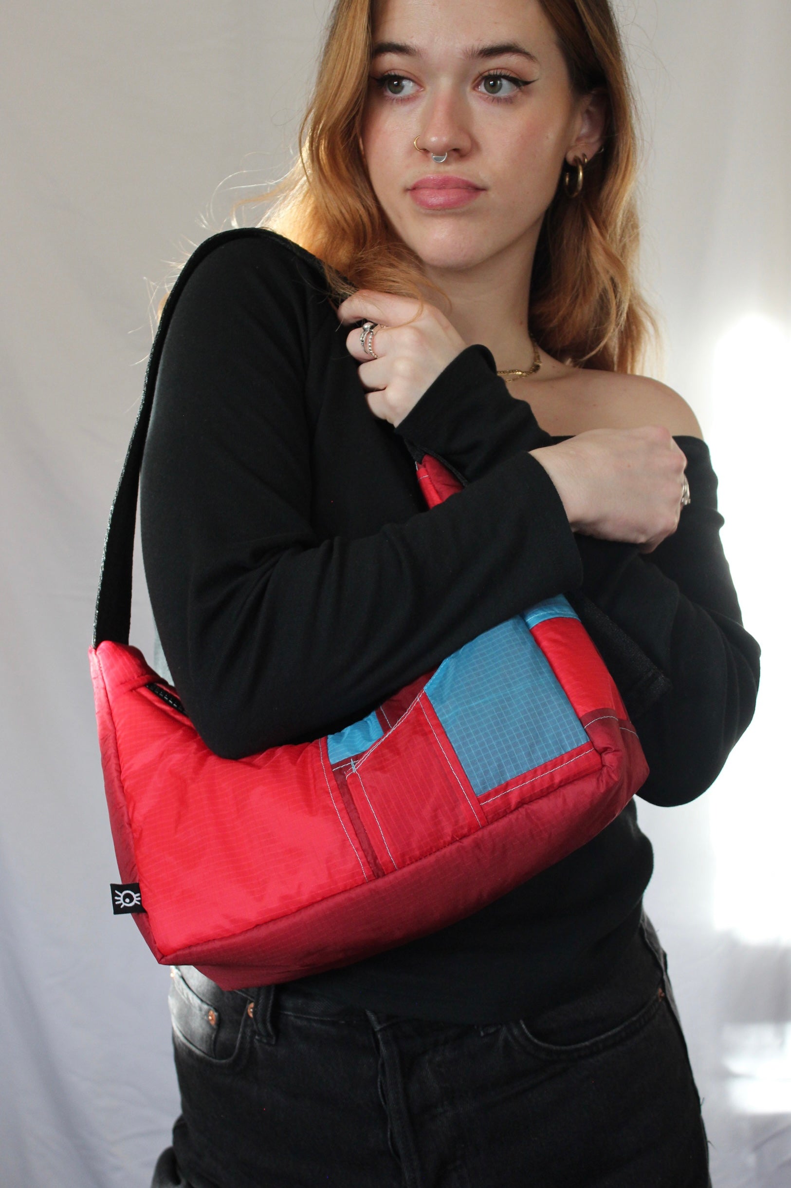 Thick & scrappy bag - Cherry sky