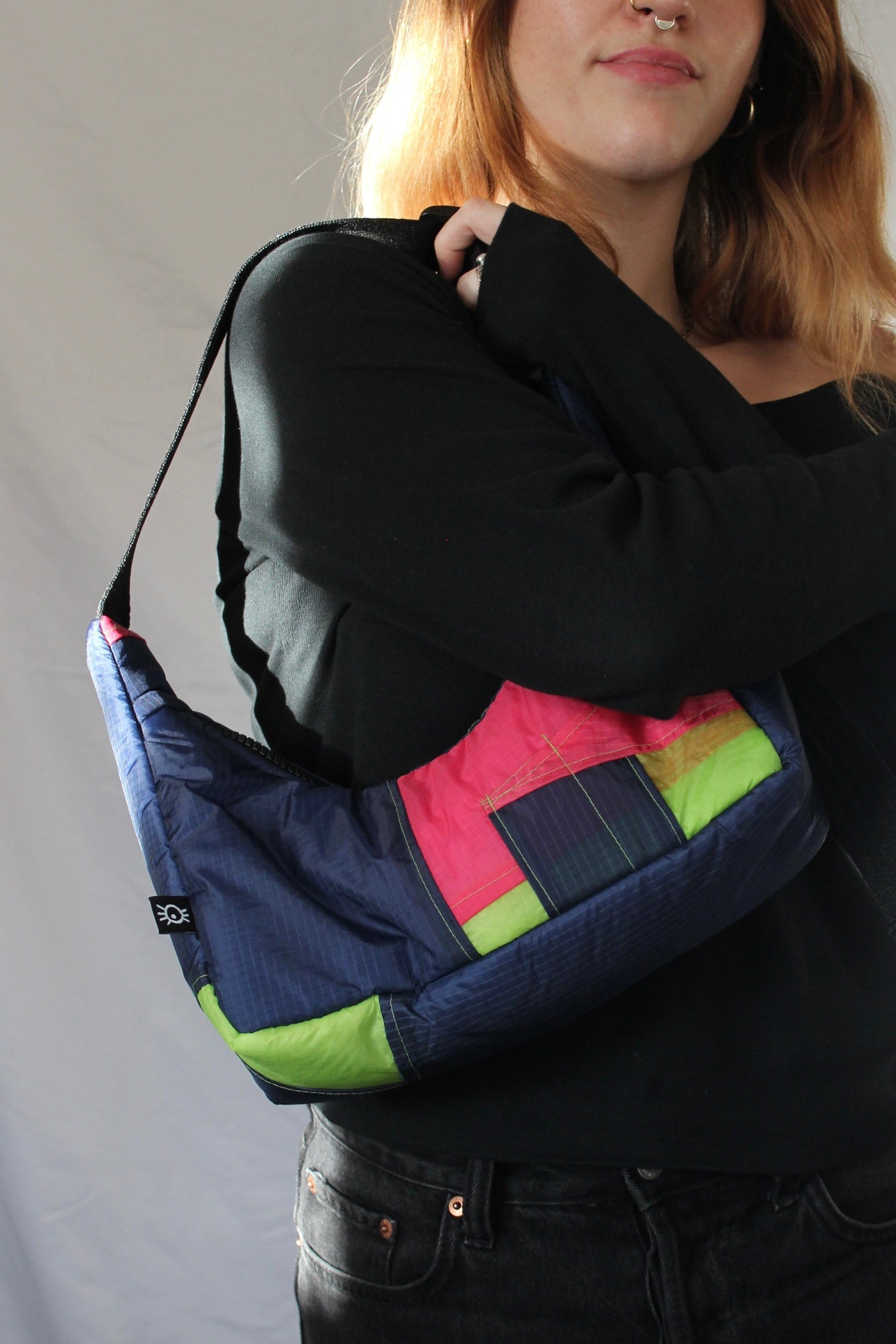 Thick & scrappy bag - Floral night