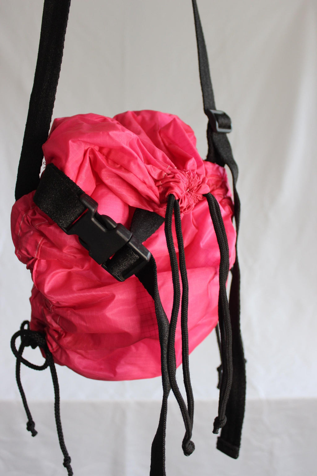 Sustainable hot air balloon offcuts shoulder adjustable bag