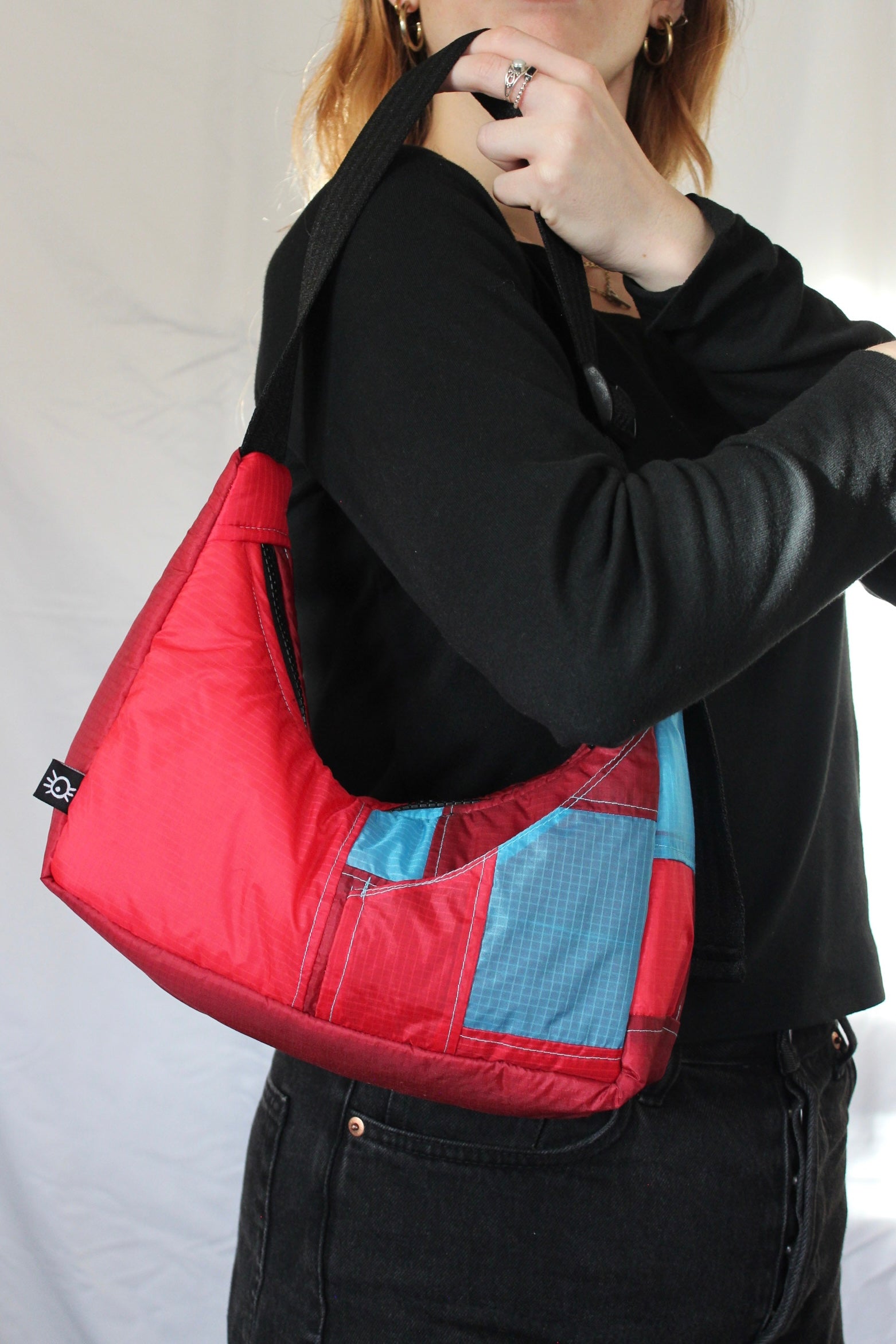 Thick & scrappy bag - Cherry sky