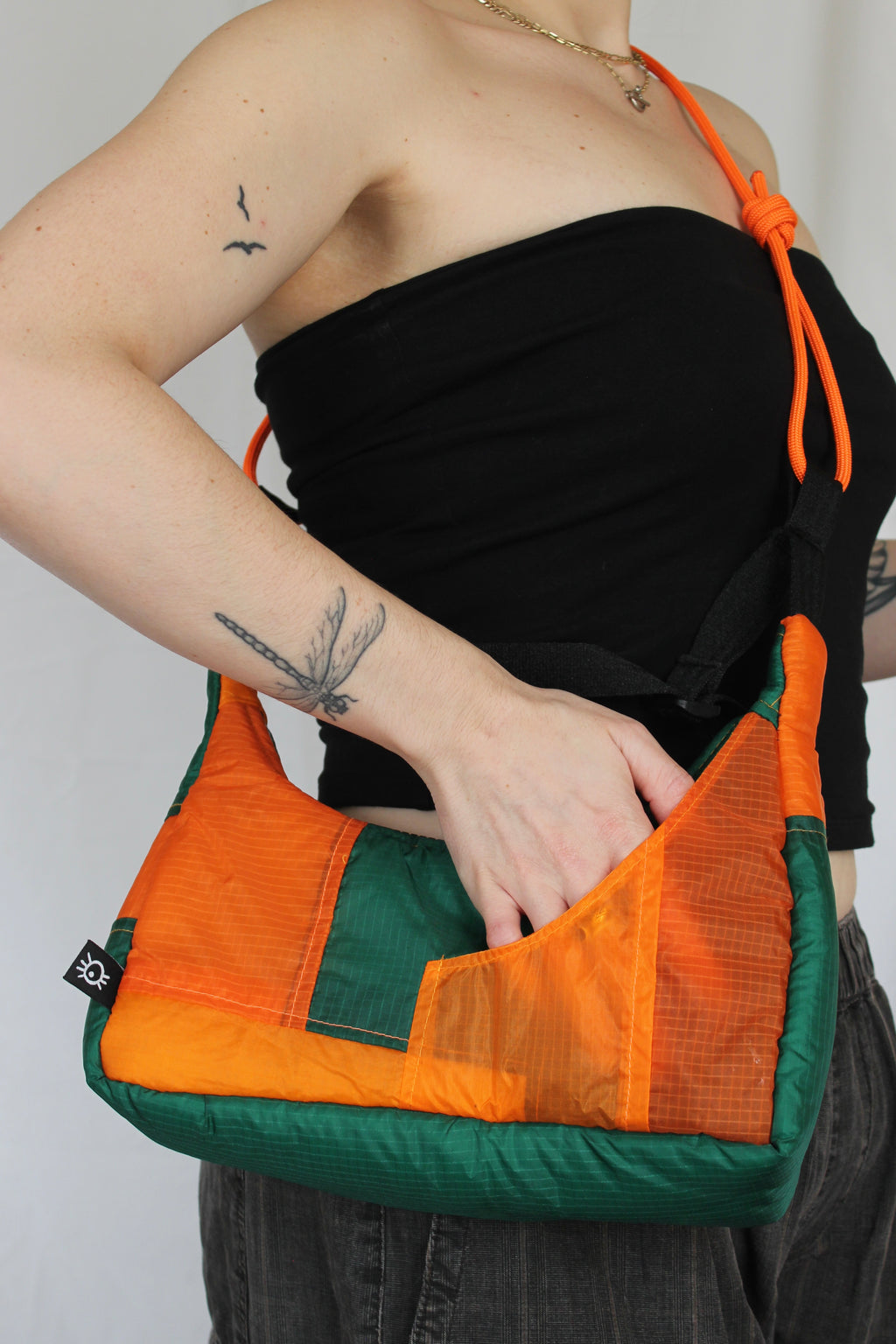 Cord & scrap bag - Orange tree