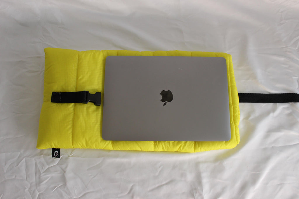 Sustainable hot air balloon laptop sleeve