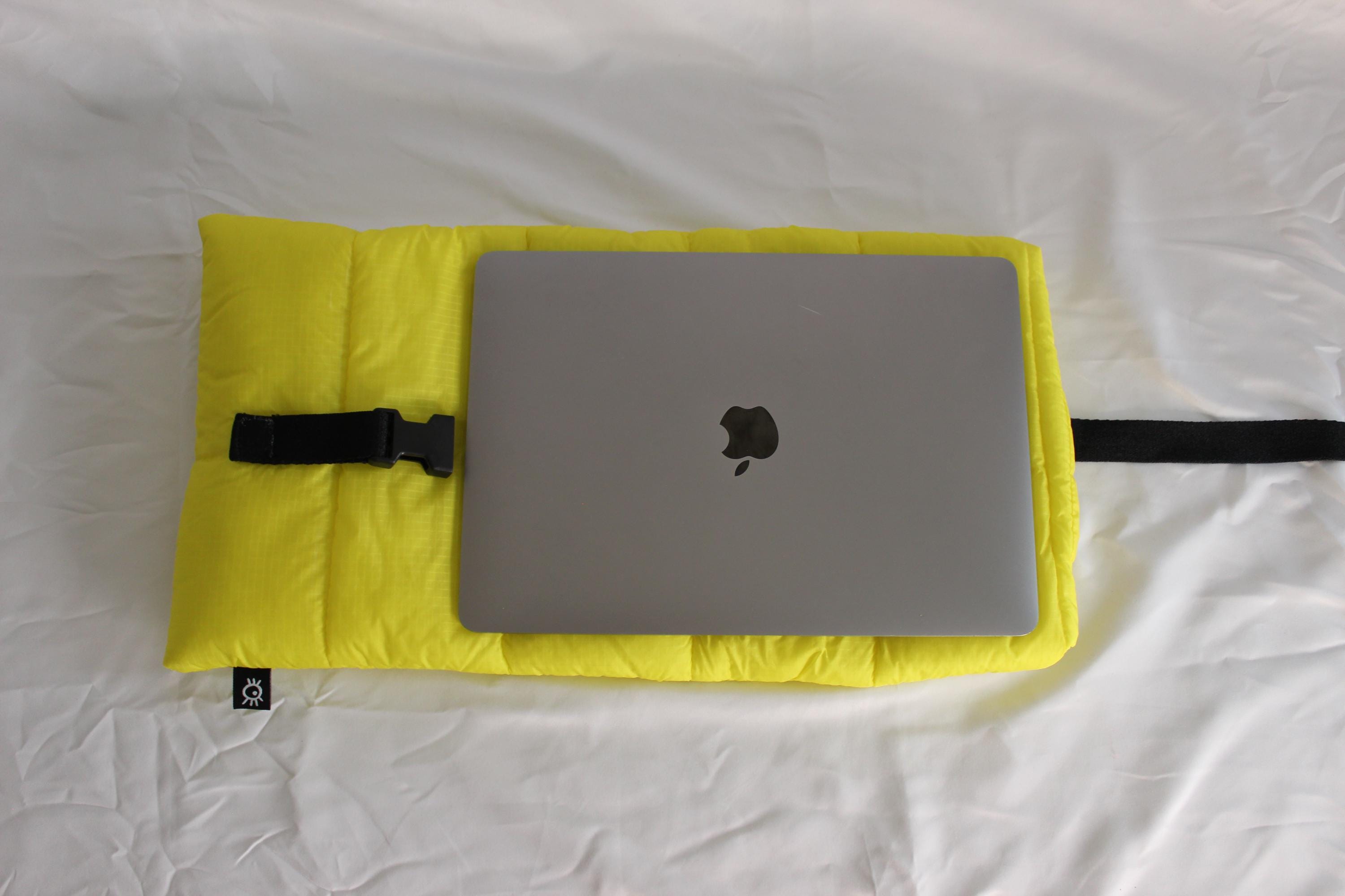 Sustainable hot air balloon laptop sleeve