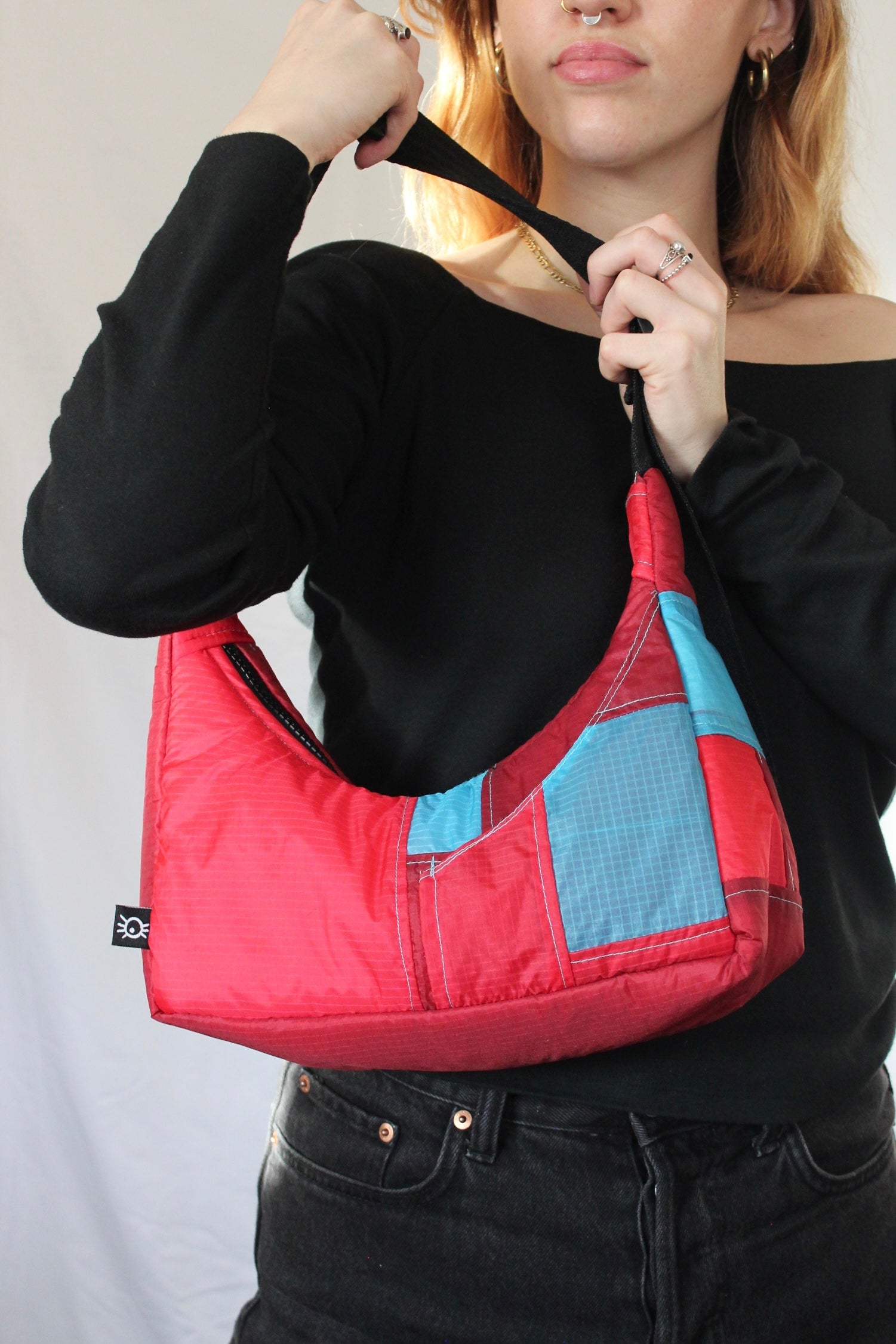 Thick & scrappy bag - Cherry sky