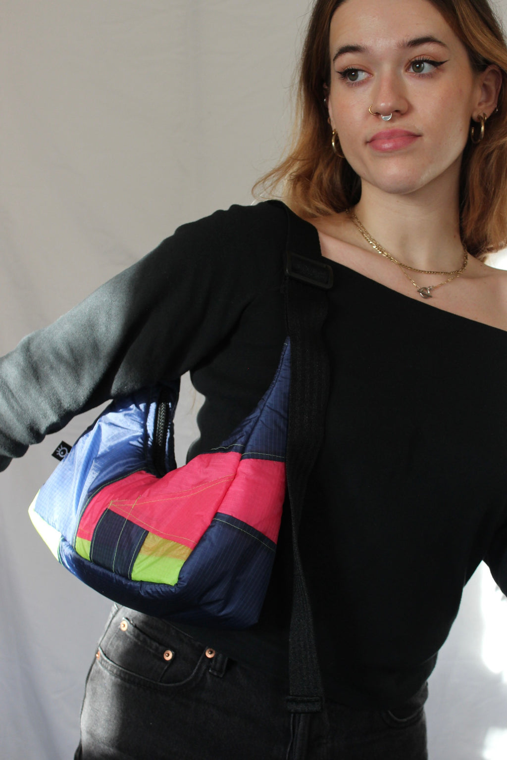 Thick & scrappy bag - Floral night