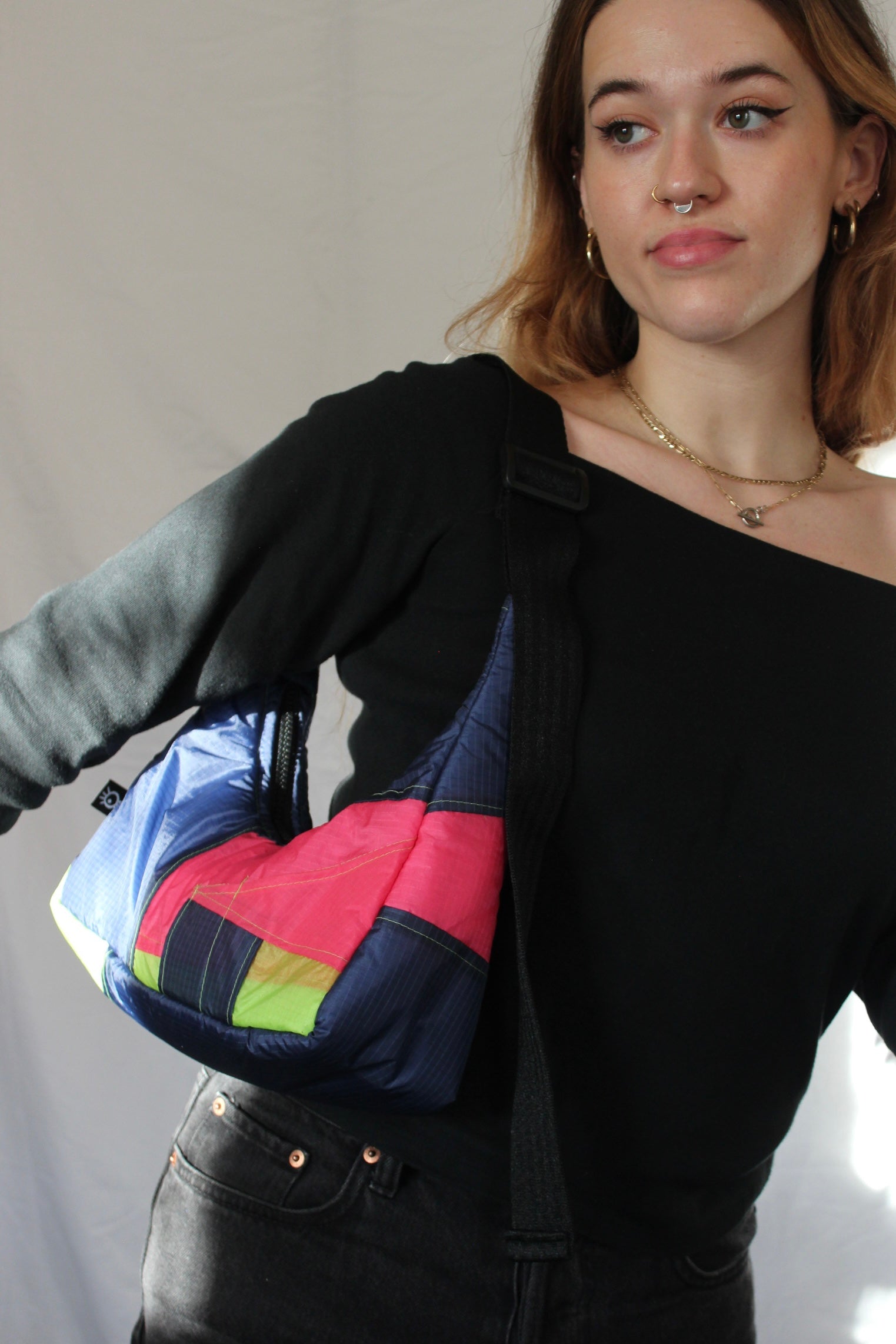 Thick & scrappy bag - Floral night