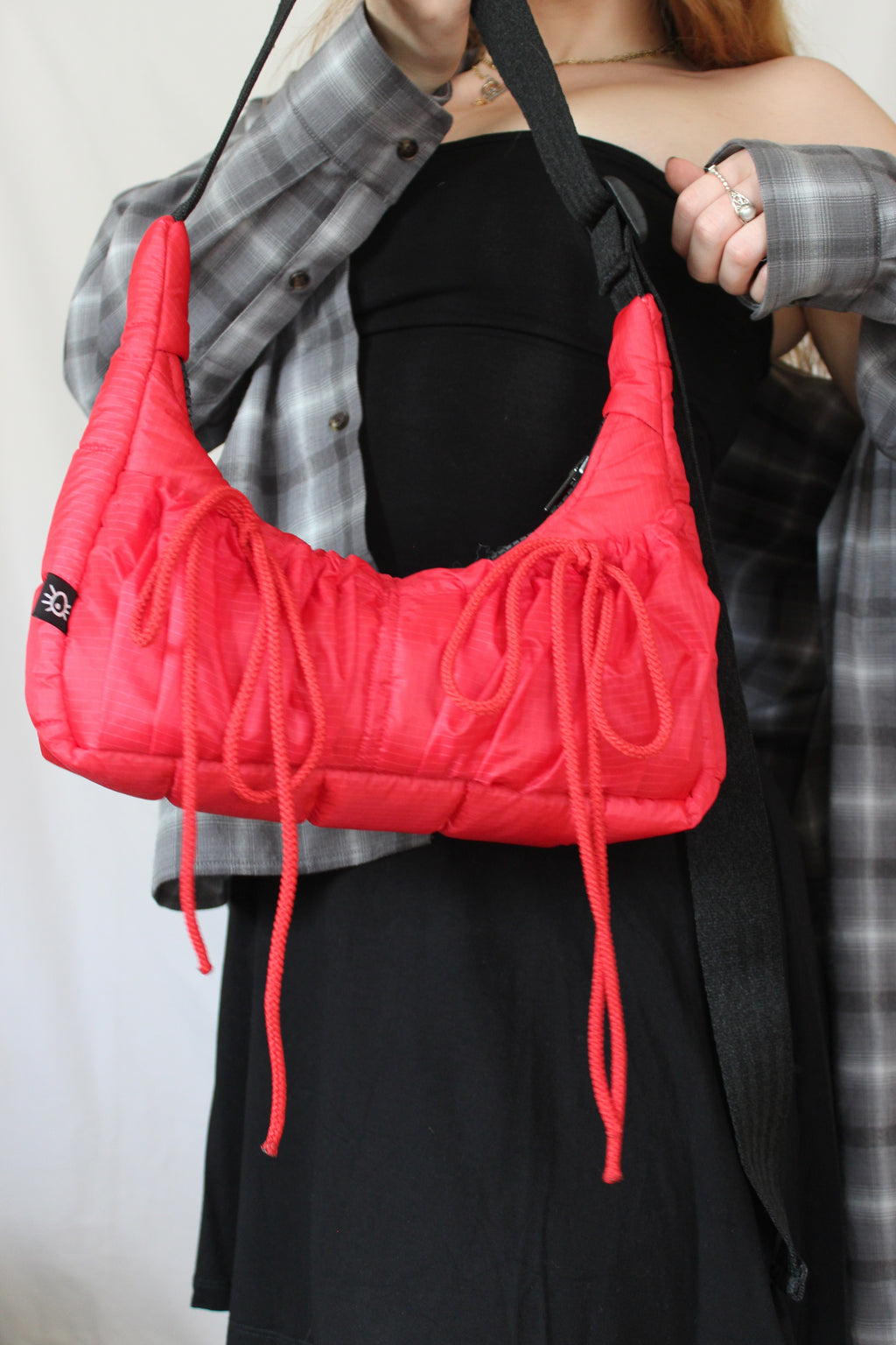 Double bow bag - Red