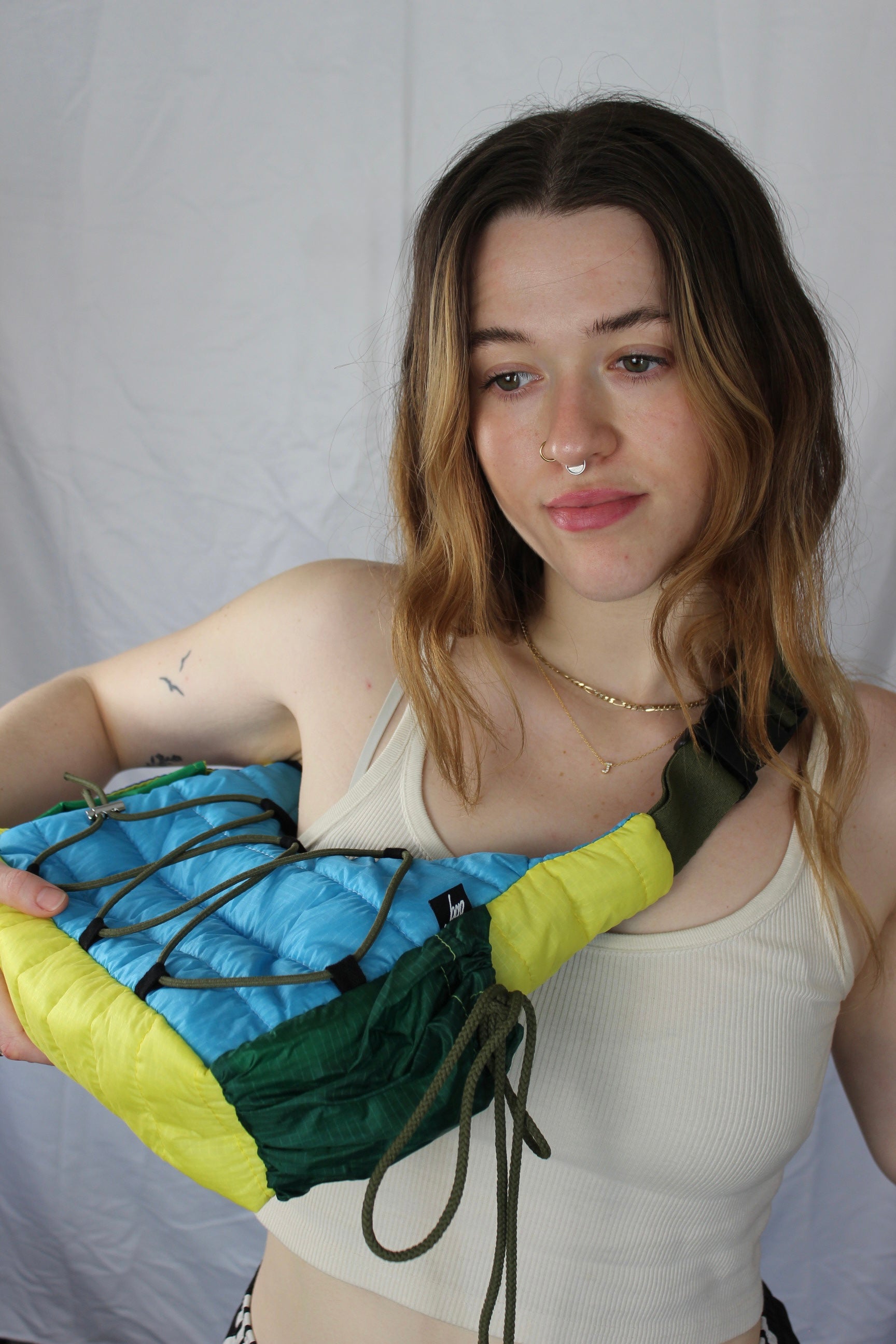 Block bag - Blue