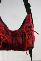 Bow bag - Thick strap - Jaar - Burgandy & red