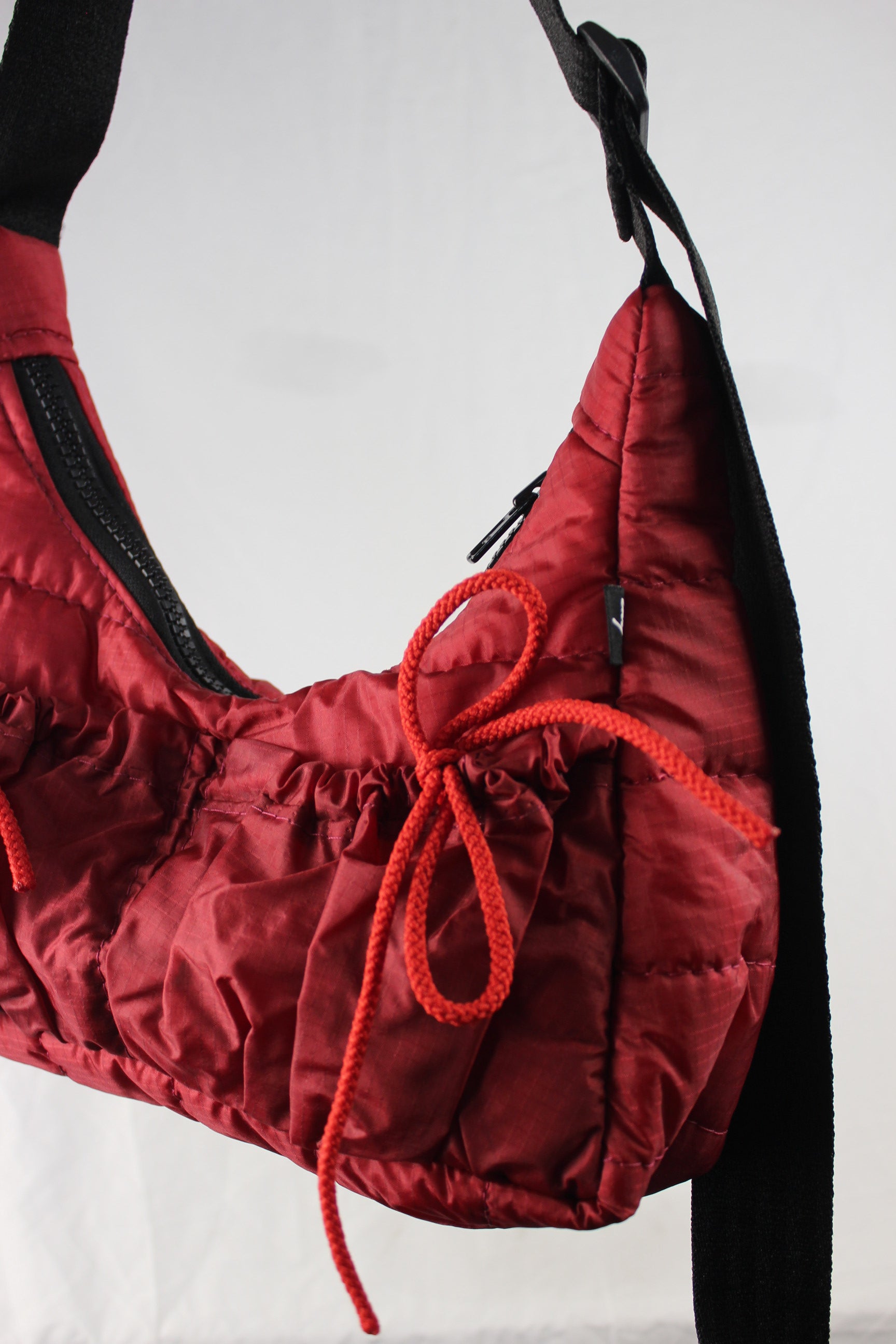 Bow bag - Thick strap - Jaar - Burgandy & red