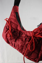 Bow bag - Thick strap - Jaar - Burgandy & red