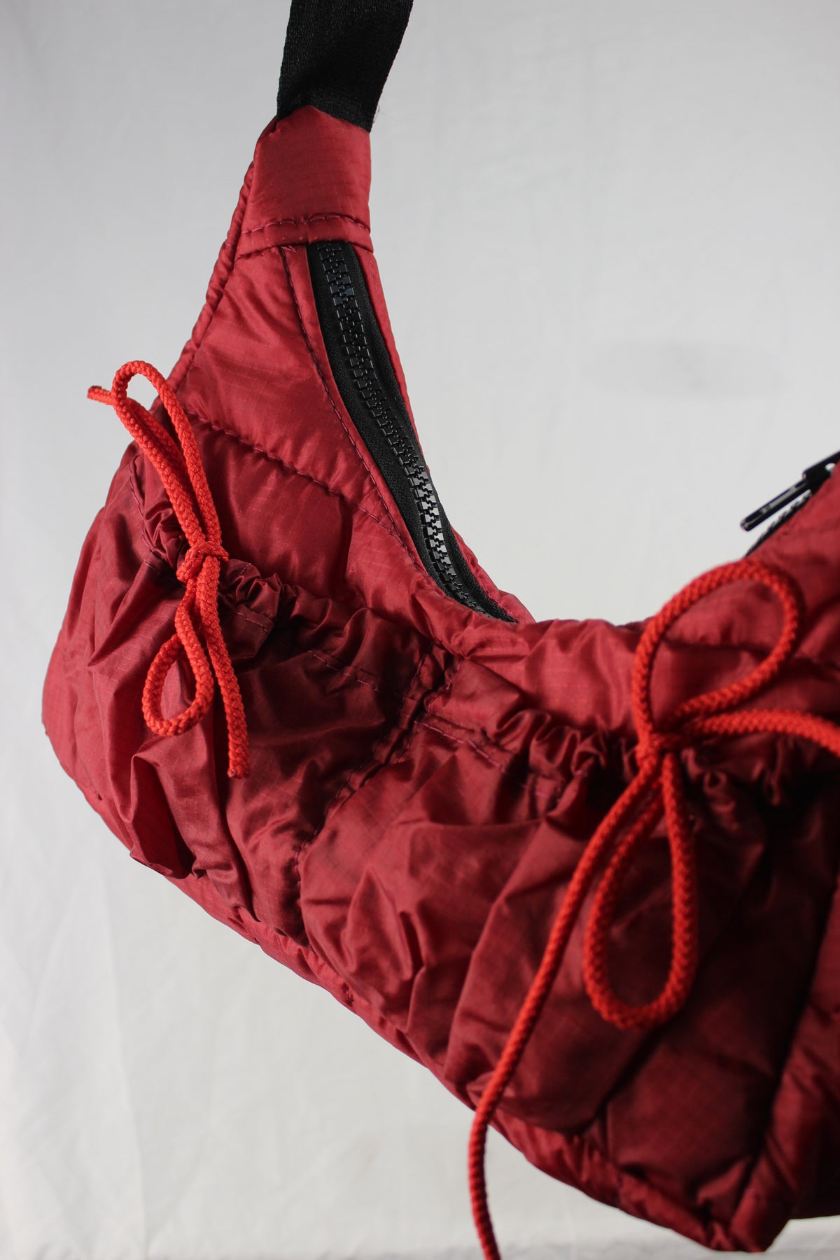 Bow bag - Thick strap - Jaar - Burgandy & red