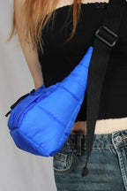 Double bow bag - Electric blue