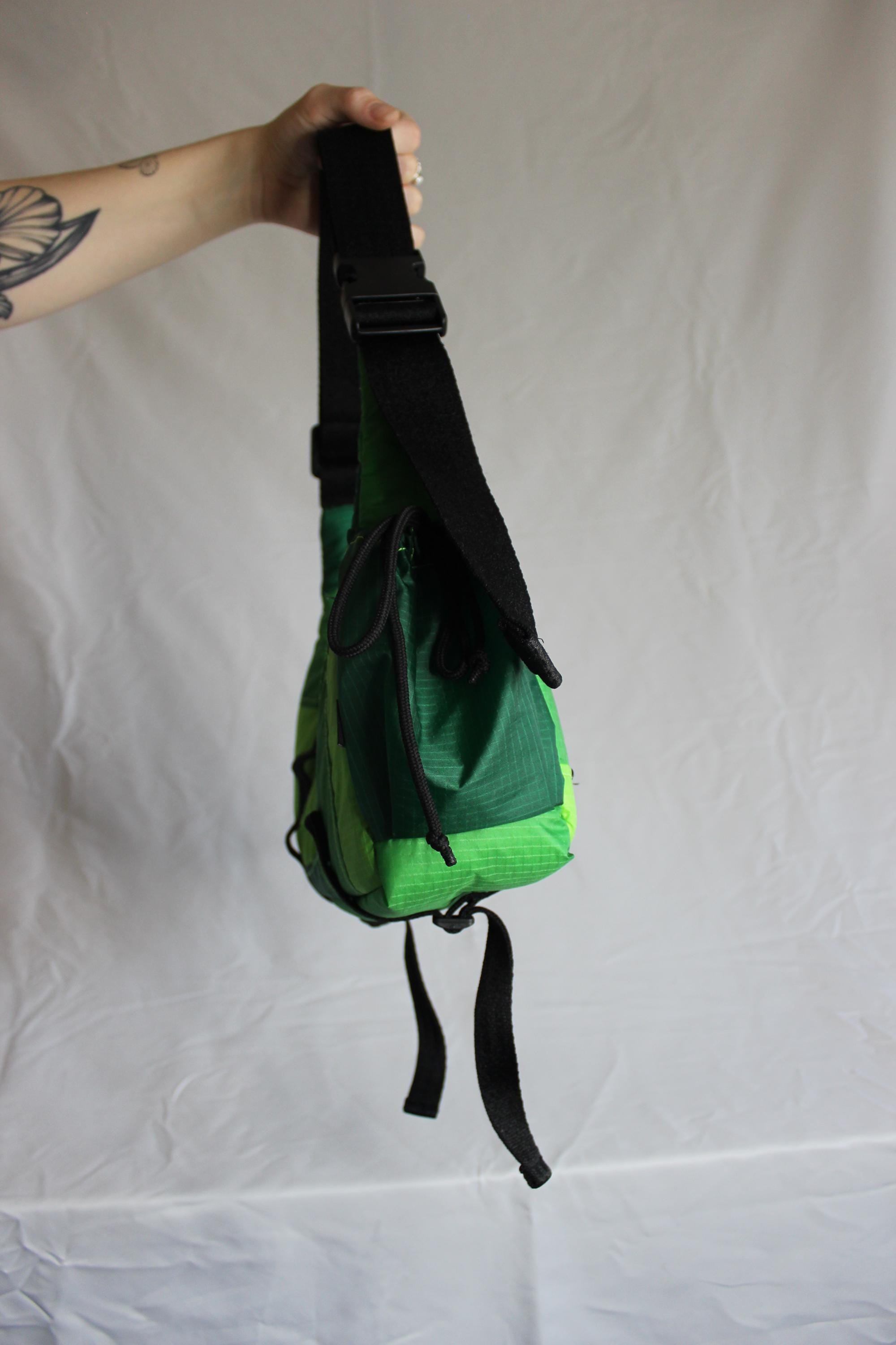 Sustainable scrappy shoulder bag